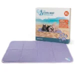 Tappetino rinfrescante per cani con gel solido, lilla, XL 120 x 70 cm – Coolpets Gel Cooling Mat