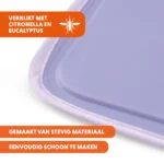 Tappetino rinfrescante per cani con gel solido, lilla, XL 120 x 70 cm – Coolpets Gel Cooling Mat - immagine 5