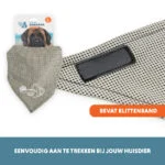 Bandana rinfrescante per cani, beige, L, 85 x 40 cm – Coolpets Cooling Bandana - immagine 5