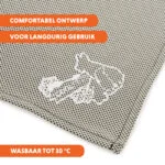 Bandana rinfrescante per cani, beige, S, 45 x 20 cm – Coolpets Cooling Bandana - immagine 6
