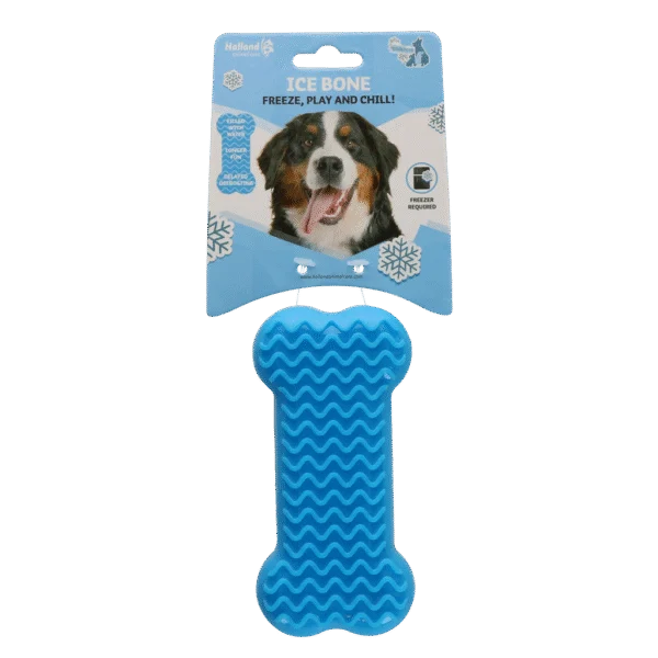 Gioco rinfrescante a forma di osso per cani, da riempire d’acqua, 14 x 6,7 x 3,8 cm – Coolpets Ice Bone