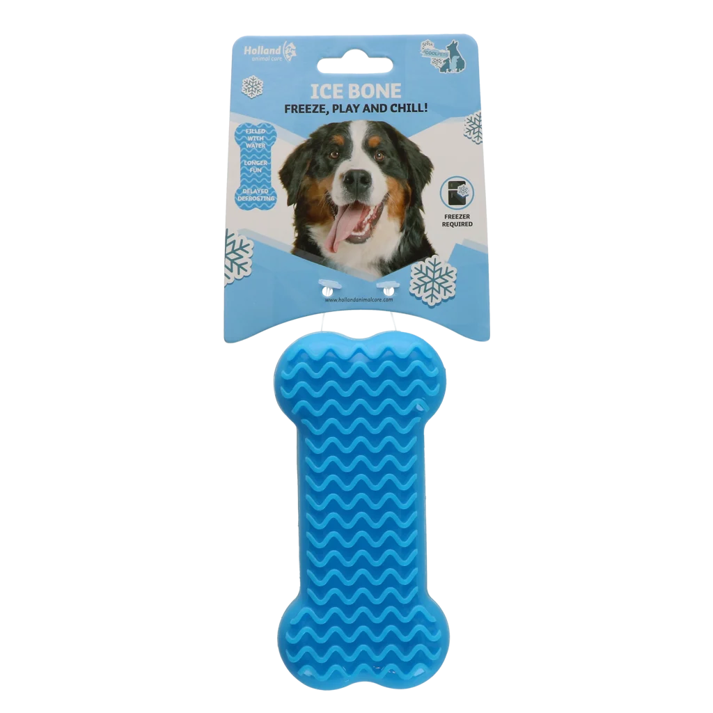 Gioco rinfrescante a forma di osso per cani, da riempire d’acqua, 14 x 6,7 x 3,8 cm – Coolpets Ice Bone - immagine 1