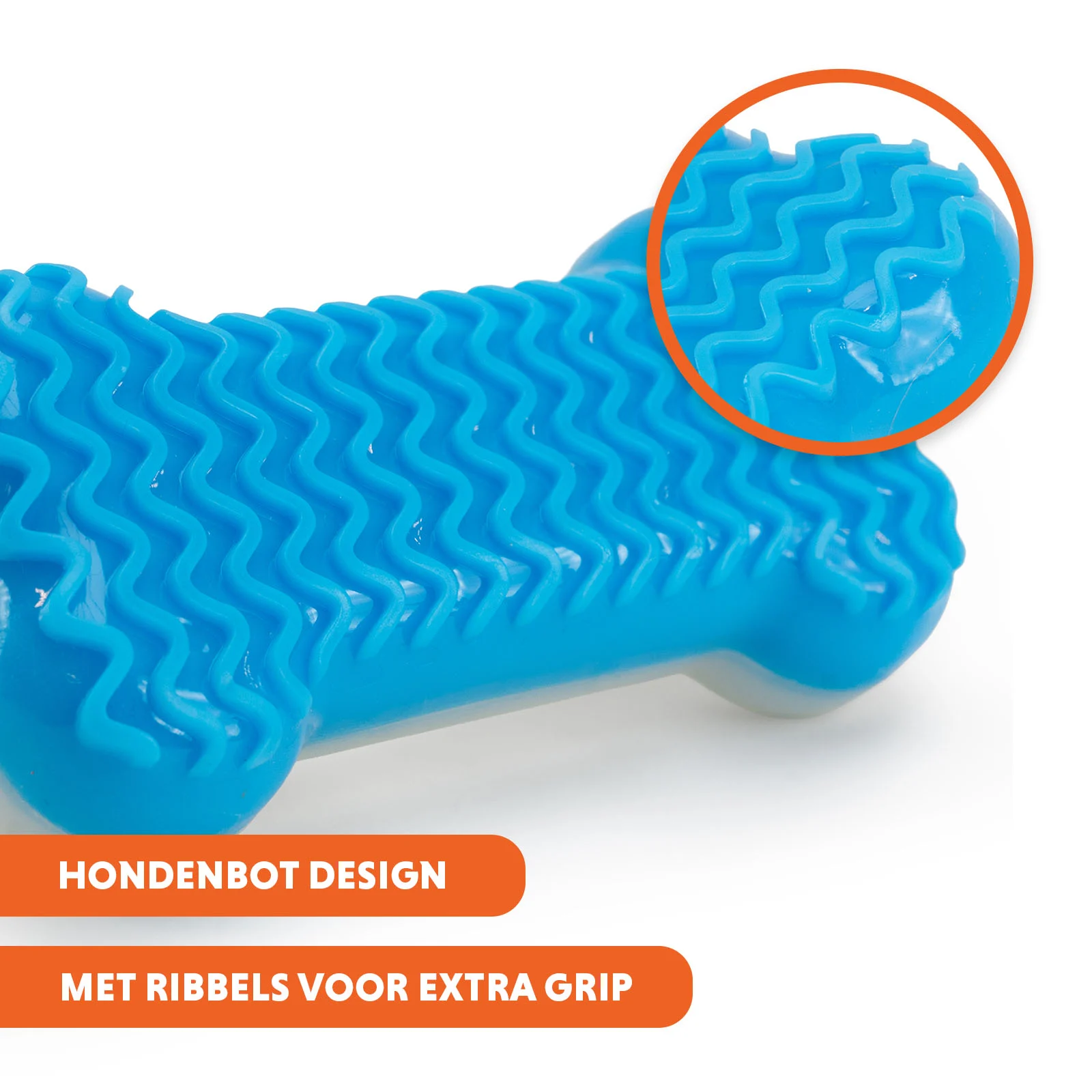 Gioco rinfrescante a forma di osso per cani, da riempire d’acqua, 14 x 6,7 x 3,8 cm – Coolpets Ice Bone - immagine 6