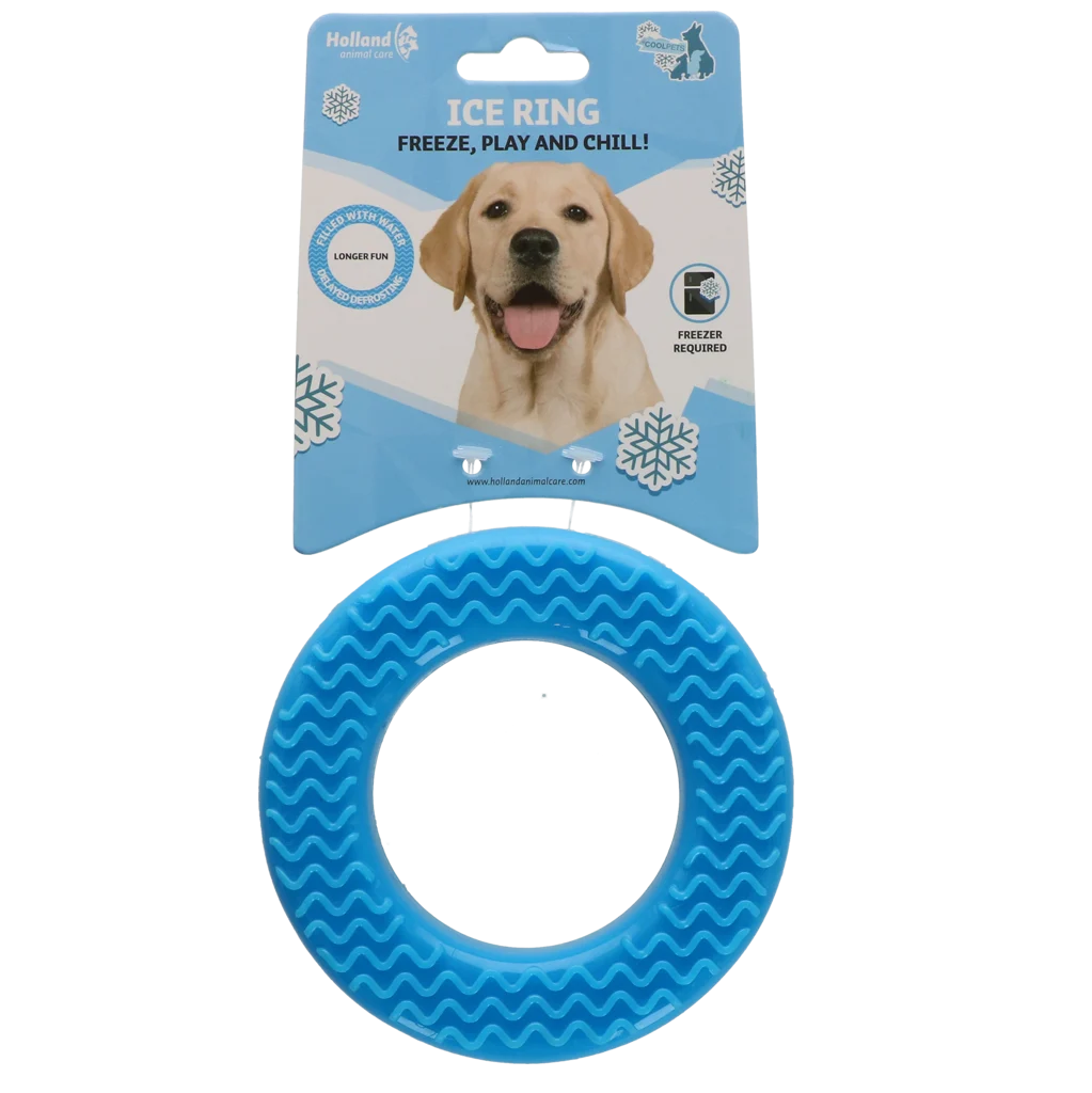 Anello rinfrescante per cani, da riempire d’acqua, 12 x 3,3 x 3,3 cm – Coolpets Ice Ring - immagine 1