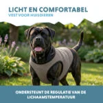 Giubbotto refrigerante per cani, attivabile con acqua, XL, lunghezza del dorso 40 cm – Coolpets Cooling Vest - immagine 4