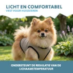 Giubbotto rinfrescante per cani, ad attivazione con acqua, XS, lunghezza del dorso 20 cm – Coolpets Cooling Vest - immagine 4