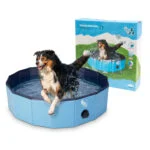 Piscina per cani pieghevole con fondo antiscivolo, ø 120 x 30 cm – Coolpets Splash Dog Pool