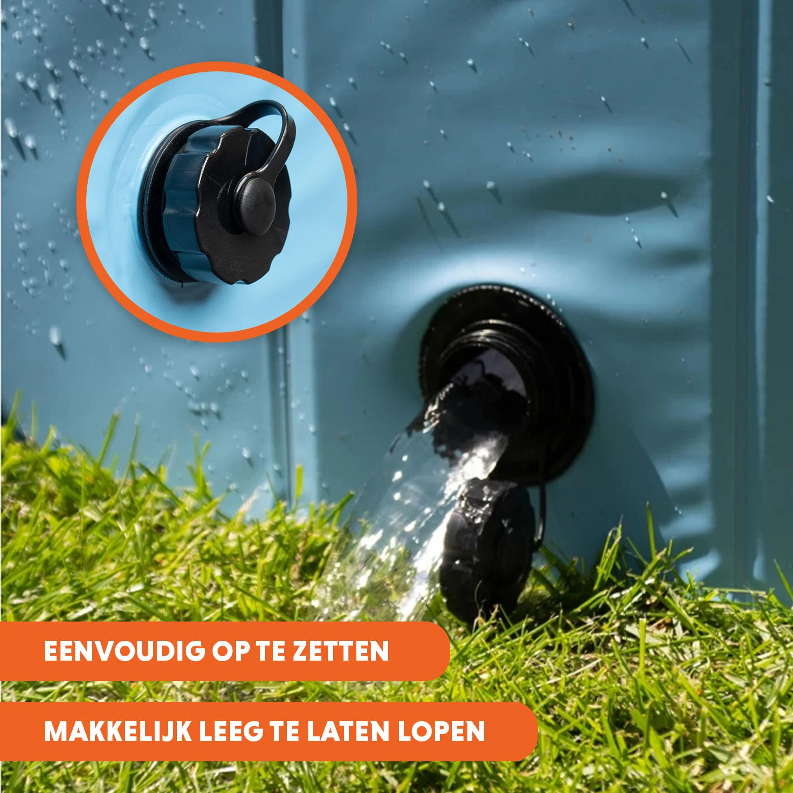 Piscina per cani con fondo antiscivolo, pieghevole, ø 100 x 30 cm – Coolpets Splash Dog Pool - immagine 3