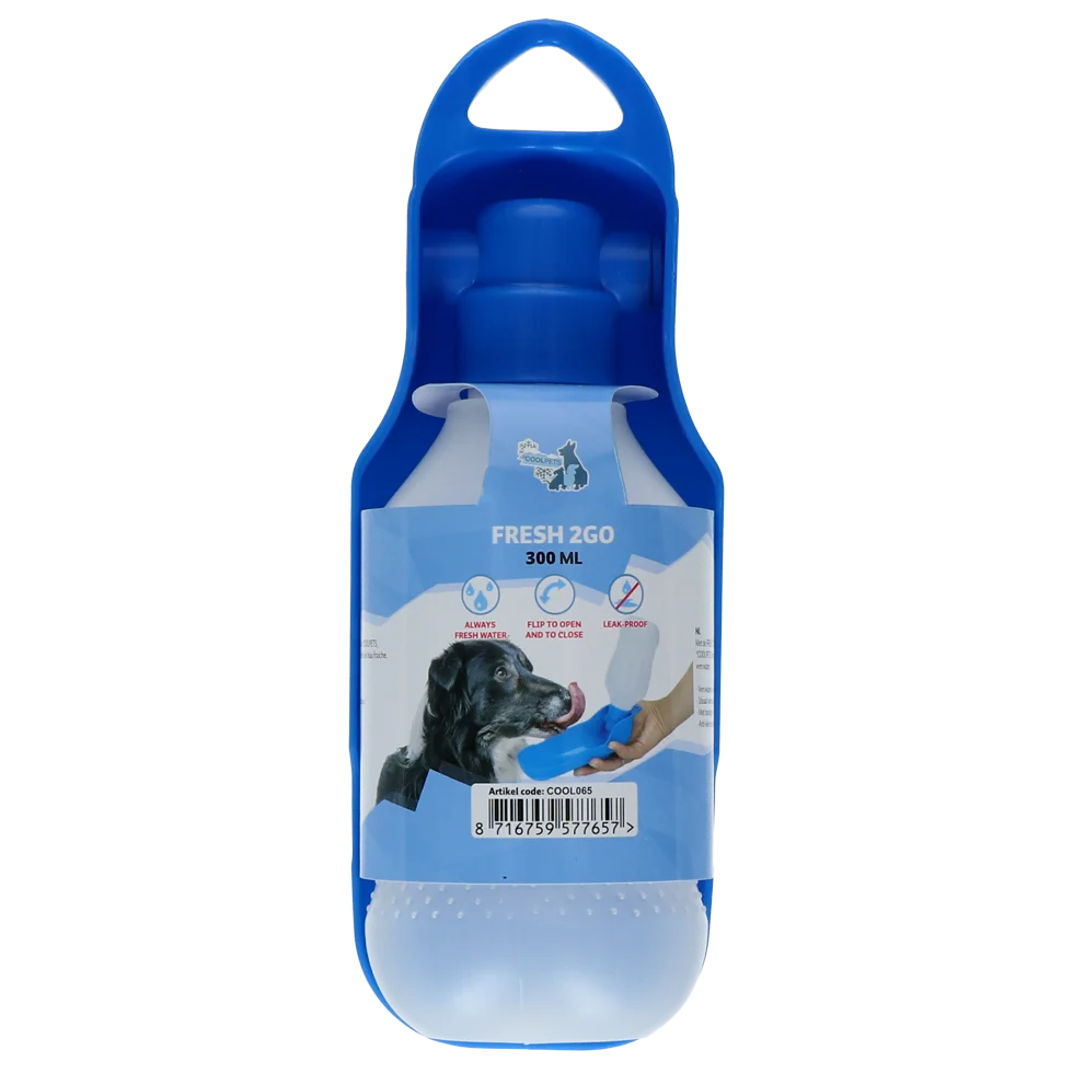 Borraccia per cani da portare con sé, 300 ml – Coolpets Fresh 2GO - immagine 1
