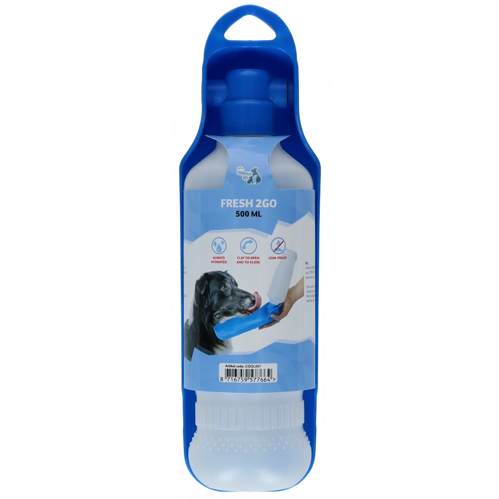 Borraccia per cani da viaggio, 500 ml – Coolpets Fresh 2GO - immagine 1