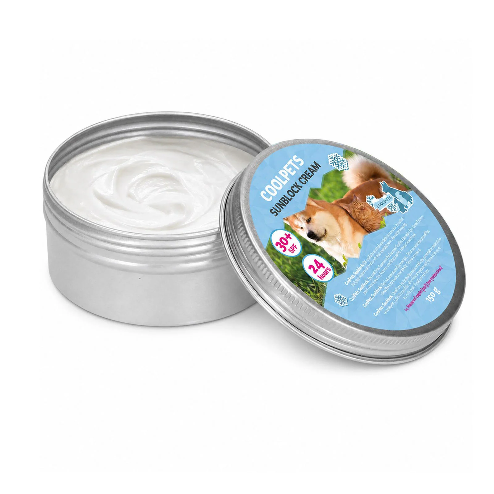 Crema solare per cani, SPF 30+, 150 g – Coolpets Sunblock Creme - immagine 1