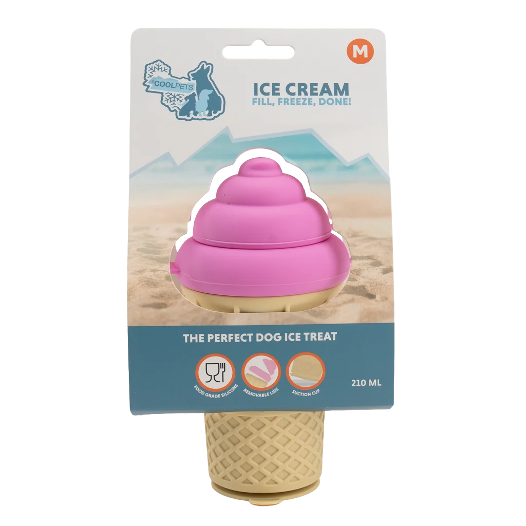 Stampo per ghiaccioli per cani in silicone con ventosa – Coolpets Ice Cream M - immagine 1