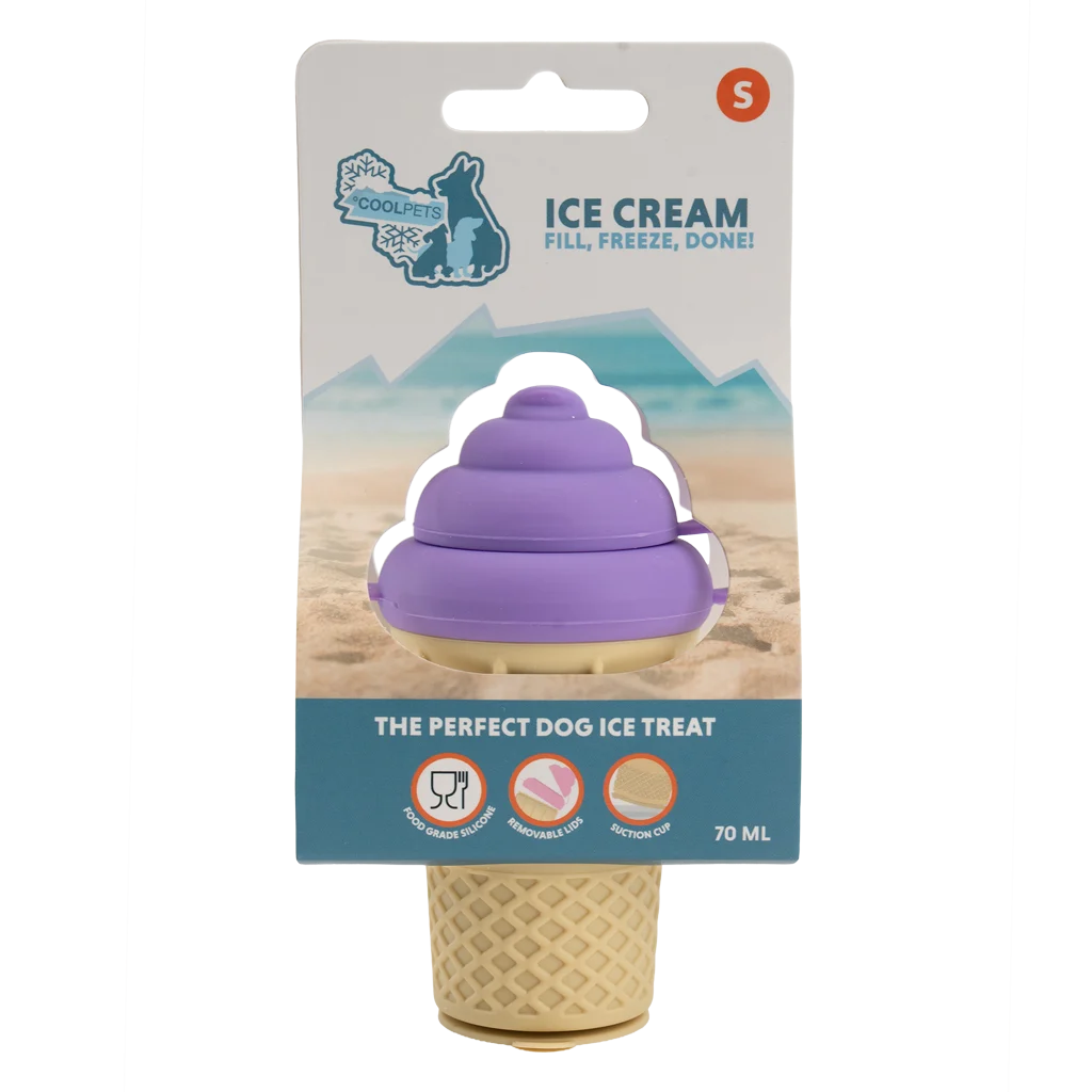 Stampo per ghiaccioli per cani in silicone con ventosa – Coolpets Ice Cream S - immagine 1