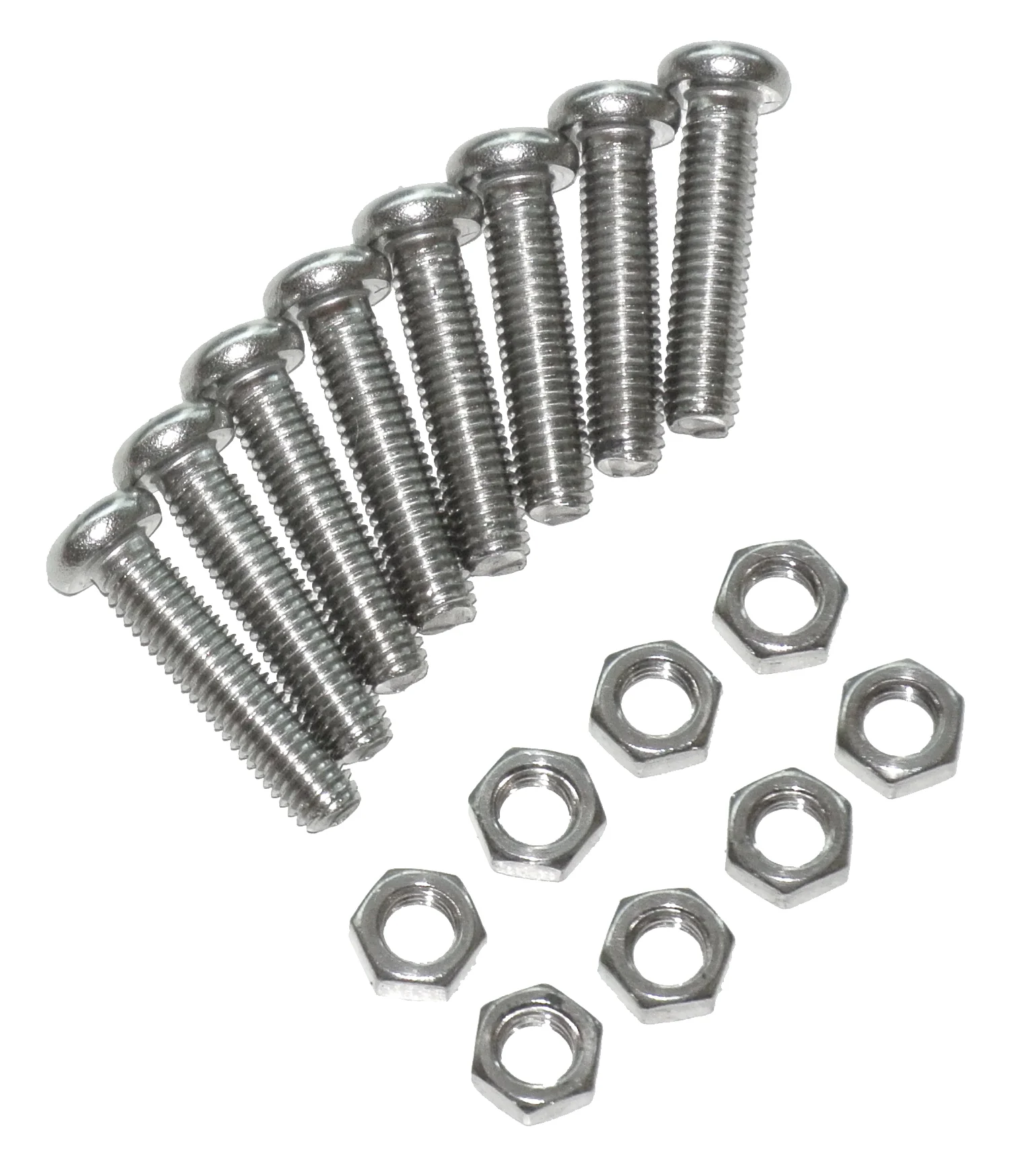 Kit di bulloni in acciaio inox per Drencher, 8 bulloni e 8 dadi – Excellent Cow Drencher - immagine 1