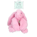 Peluche per cani Coniglio con battito cardiaco e sacchetto riscaldabile, Rosa, 30 x 20 cm – Cozy Dog Bunny