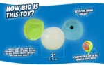 Palle per cani con luce e suono, 3 pezzi, Ø 5 cm – Chuckit! Fetch Medley S - immagine 4