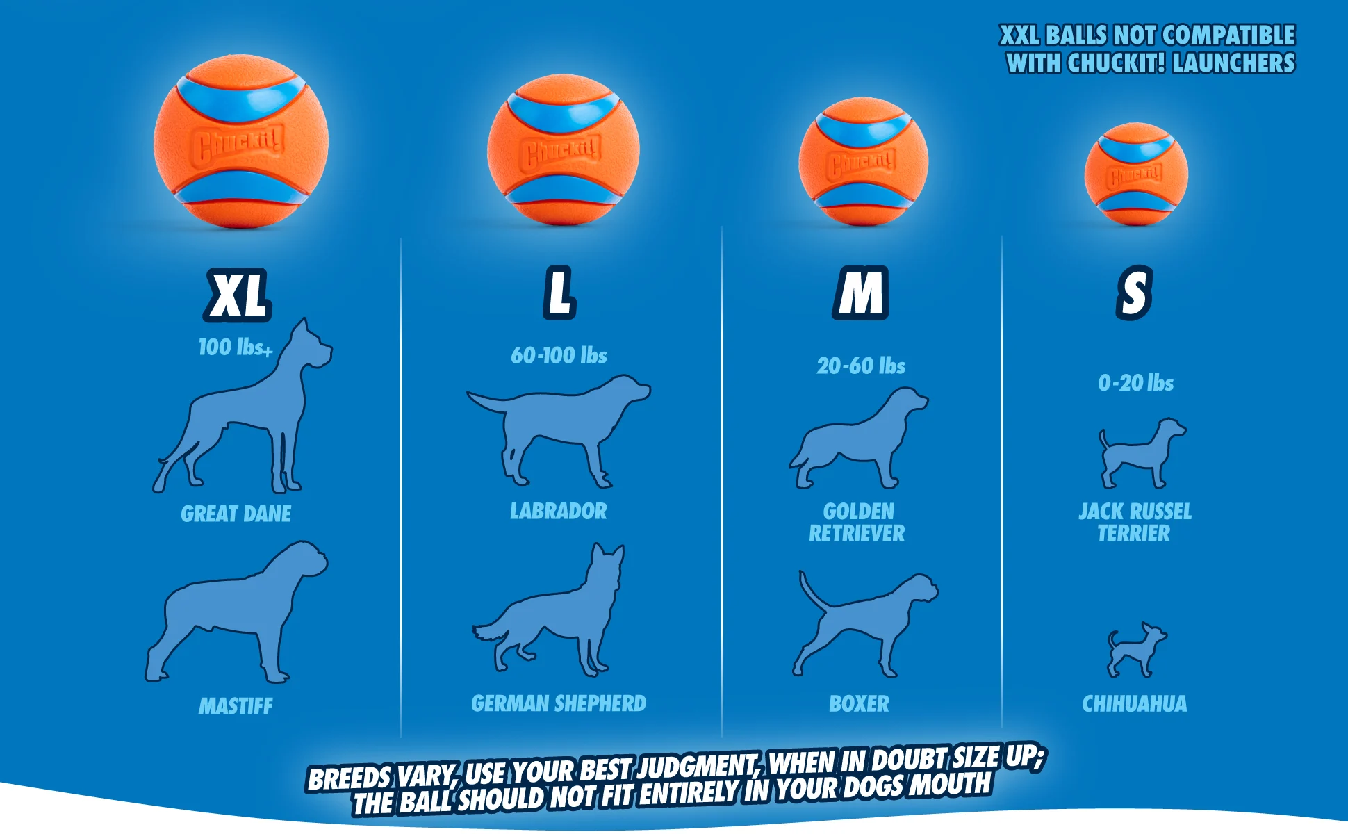 Lanciapalline per cani M con pallina da tennis, 63 cm – Chuckit! Sport Launcher - immagine 5