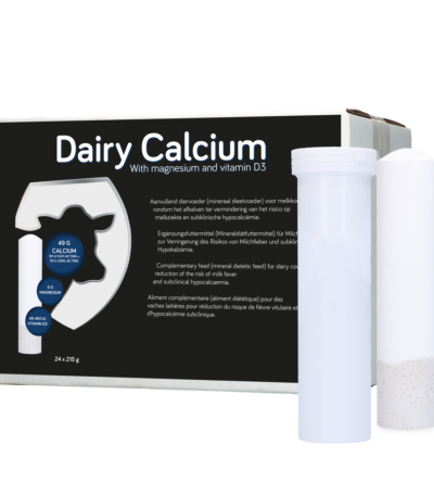 Bolo di calcio per vacche da latte, 24 x 215 g – Hofman Animal Care Dairy Calcium Bolus (Mg & Vit. D3)