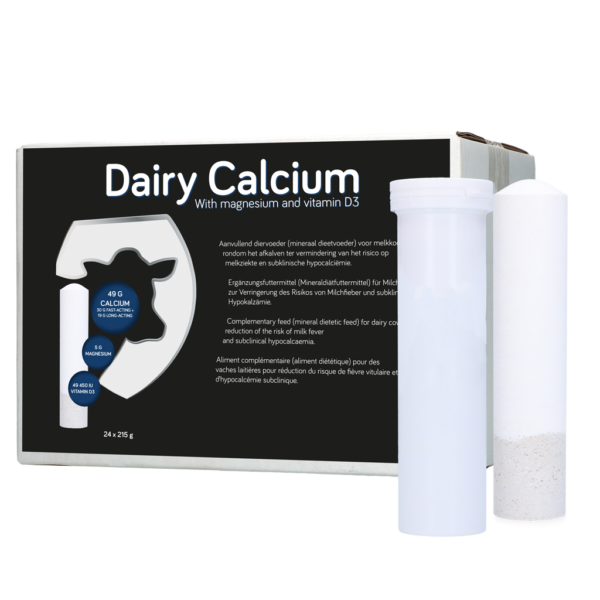 Bolo di calcio per vacche da latte, 24 x 215 g – Hofman Animal Care Dairy Calcium Bolus (Mg & Vit. D3)