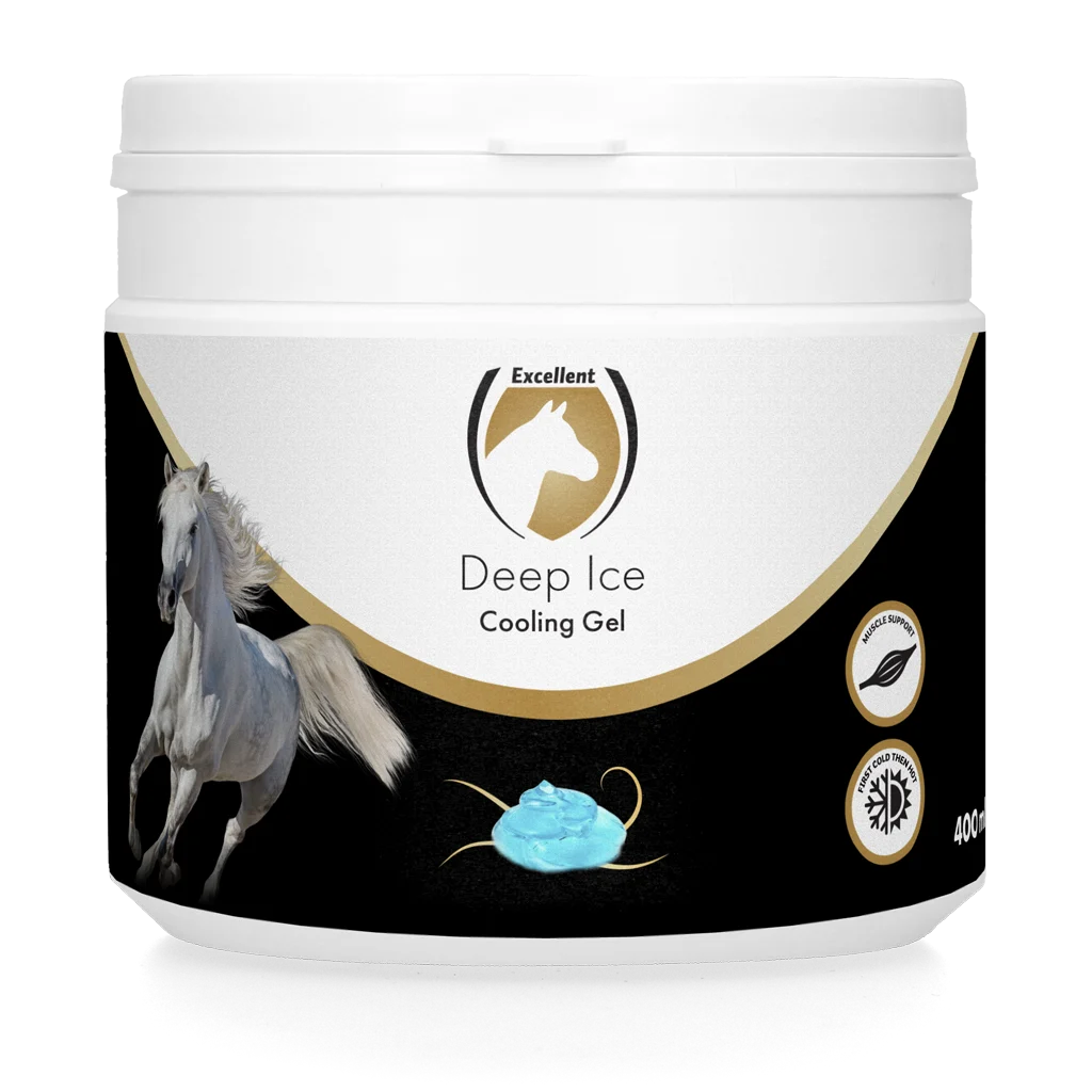 Gel rinfrescante per cavalli dopo lo sforzo, 400 ml – Excellent Horse Deep Ice Cooling Gel - immagine 1
