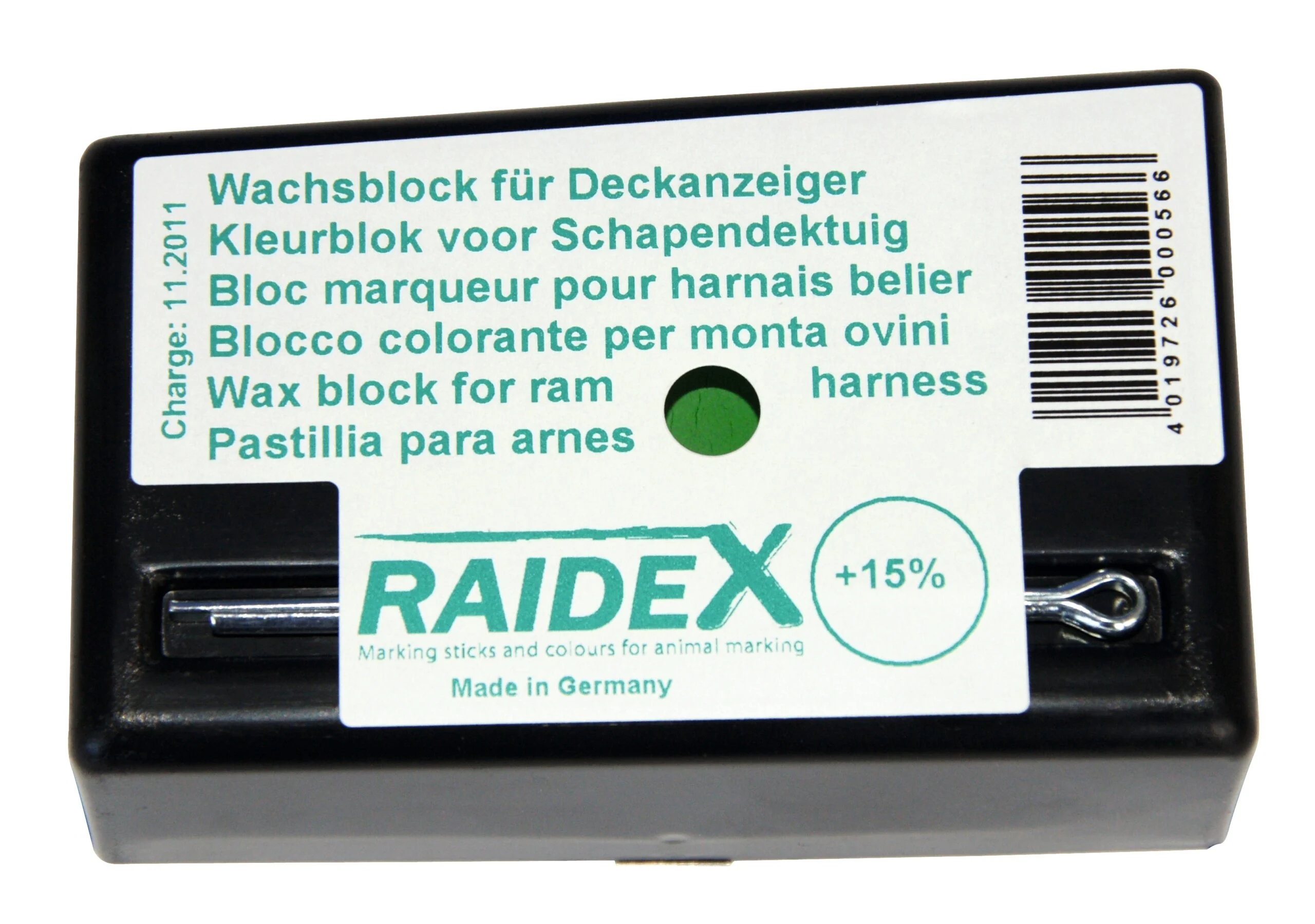 Blocco di marcatura per tutte le condizioni atmosferiche, verde – Raidex - immagine 1