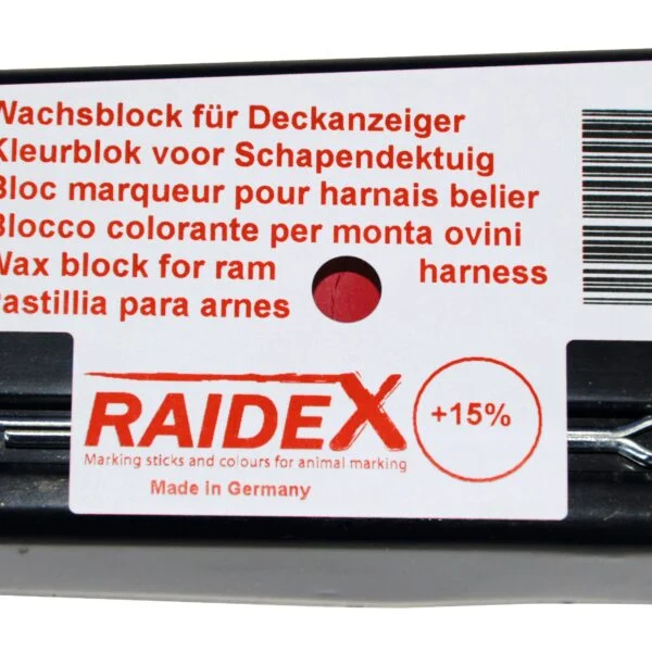 Blocco per la marcatura per tutte le condizioni atmosferiche, rosso – Raidex