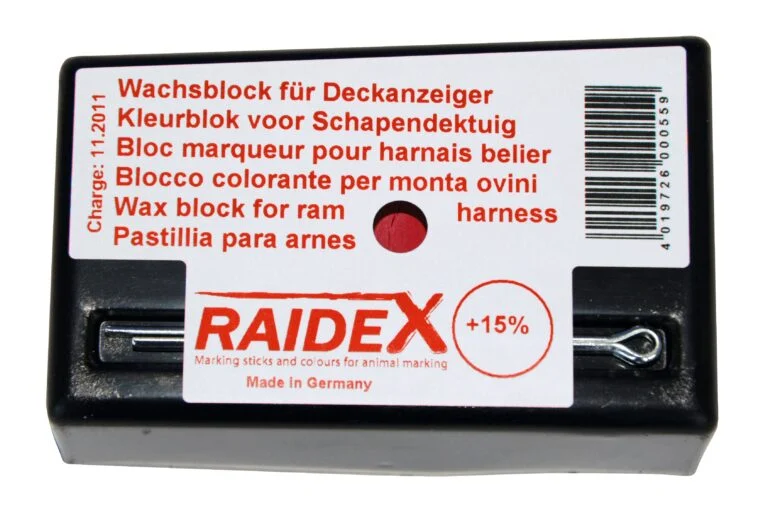 Blocco per la marcatura per tutte le condizioni atmosferiche, rosso – Raidex