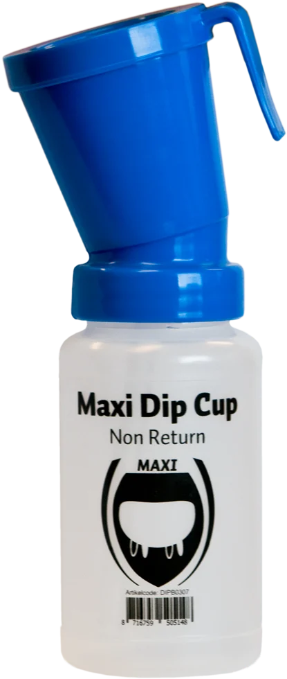 Bicchiere per la disinfezione dei capezzoli con valvola antisifone, ca. 300 ml – Excellent Maxi Dip Cup - immagine 1