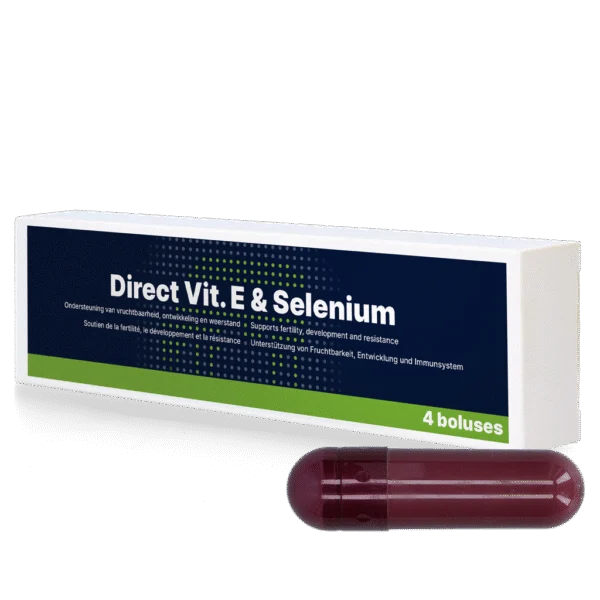 Bolo di selenio per bovini con vitamina E, 4 x 105 g – Direct Bolus Vit. E & Selenium