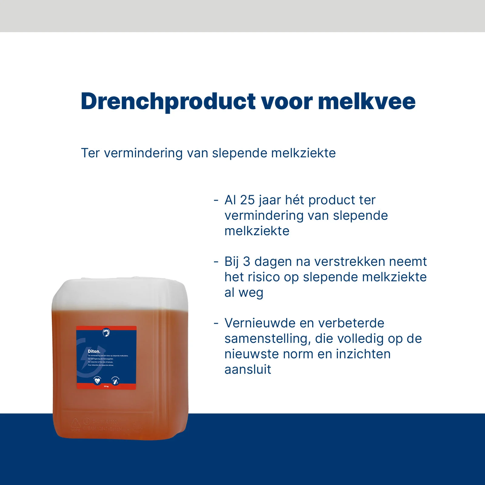Prodotto per drench per bovini da latte, 20 kg – Excellent Diton - immagine 3