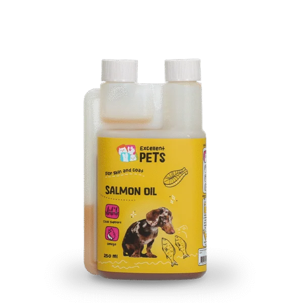 Olio di salmone per cani con Omega 3 e 6, 250 ml – Excellent Pets Dog Salmon Oil