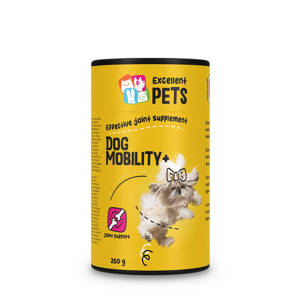 Integratore per le articolazioni del cane in polvere, 250 g – Excellent Pets Dog Mobility+ - immagine 1