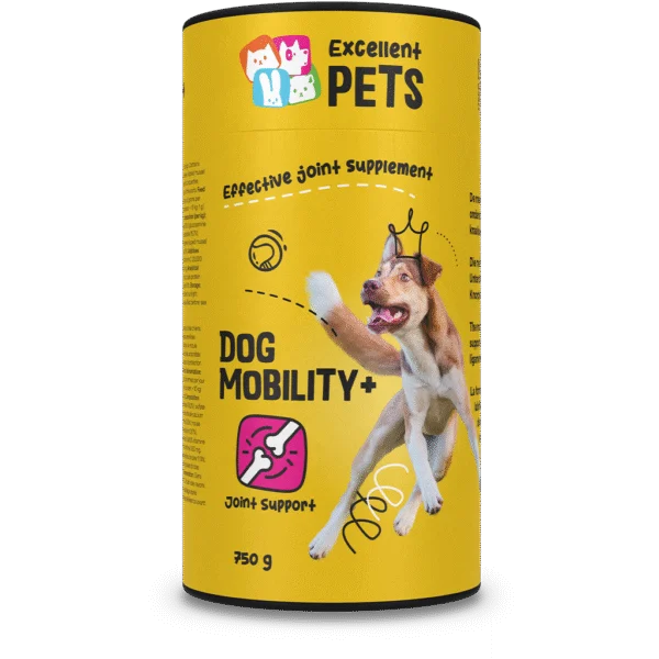 Integratore in polvere per le articolazioni del cane, 750 g – Excellent Pets Dog Mobility+