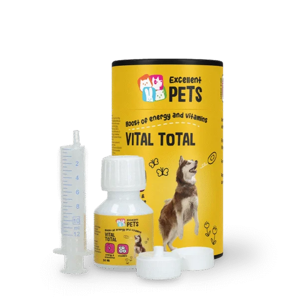 Integratore liquido per cani con vitamine, 50 ml – Excellent Pets Vital Total