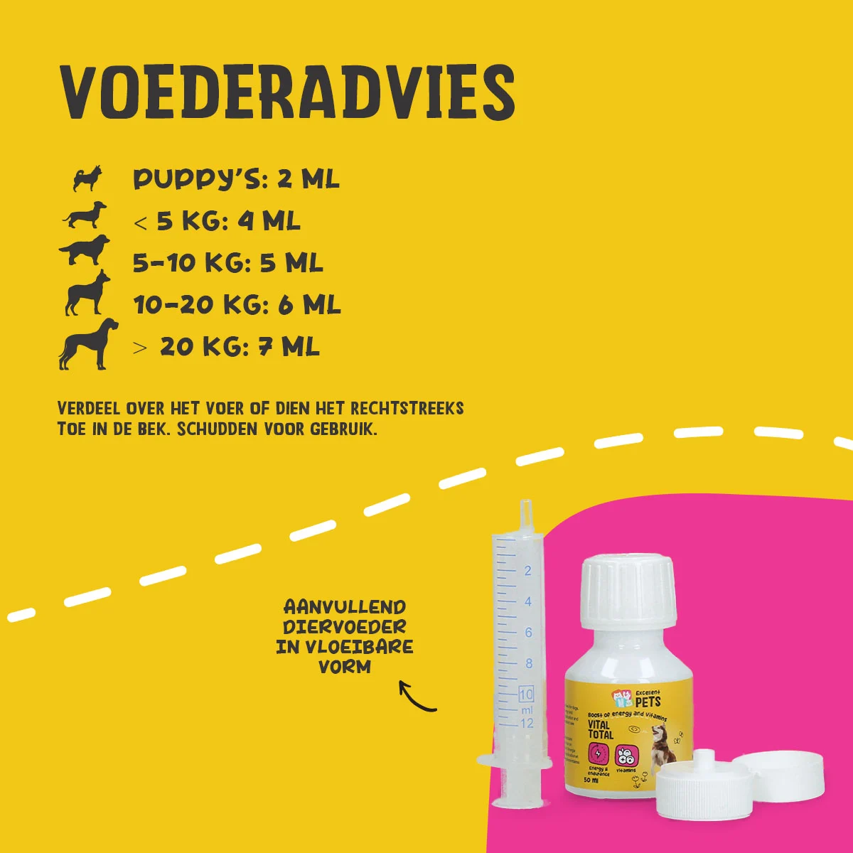 Integratore liquido per cani con vitamine, 50 ml – Excellent Pets Vital Total - immagine 2