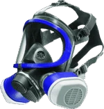 Maschera pieno facciale con attacco a baionetta per doppio filtro, senza filtri – Dräger X-plore 5500