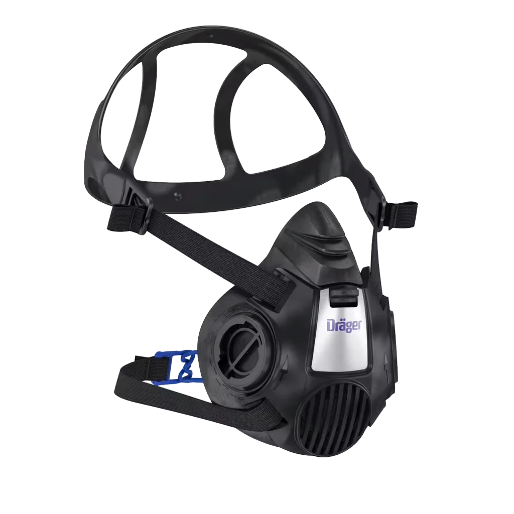 Semimaschera con DrägerFlex e attacco a baionetta, M – Dräger X-plore 3500 - immagine 1