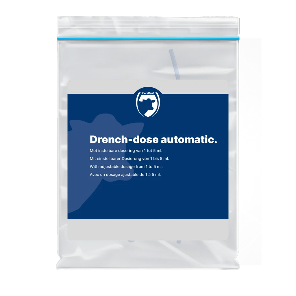 Dosatore per la somministrazione orale a vitelli, suinetti e agnelli, regolabile da 1 a 5 ml – Excellent Drench-Dose Automatic - immagine 2