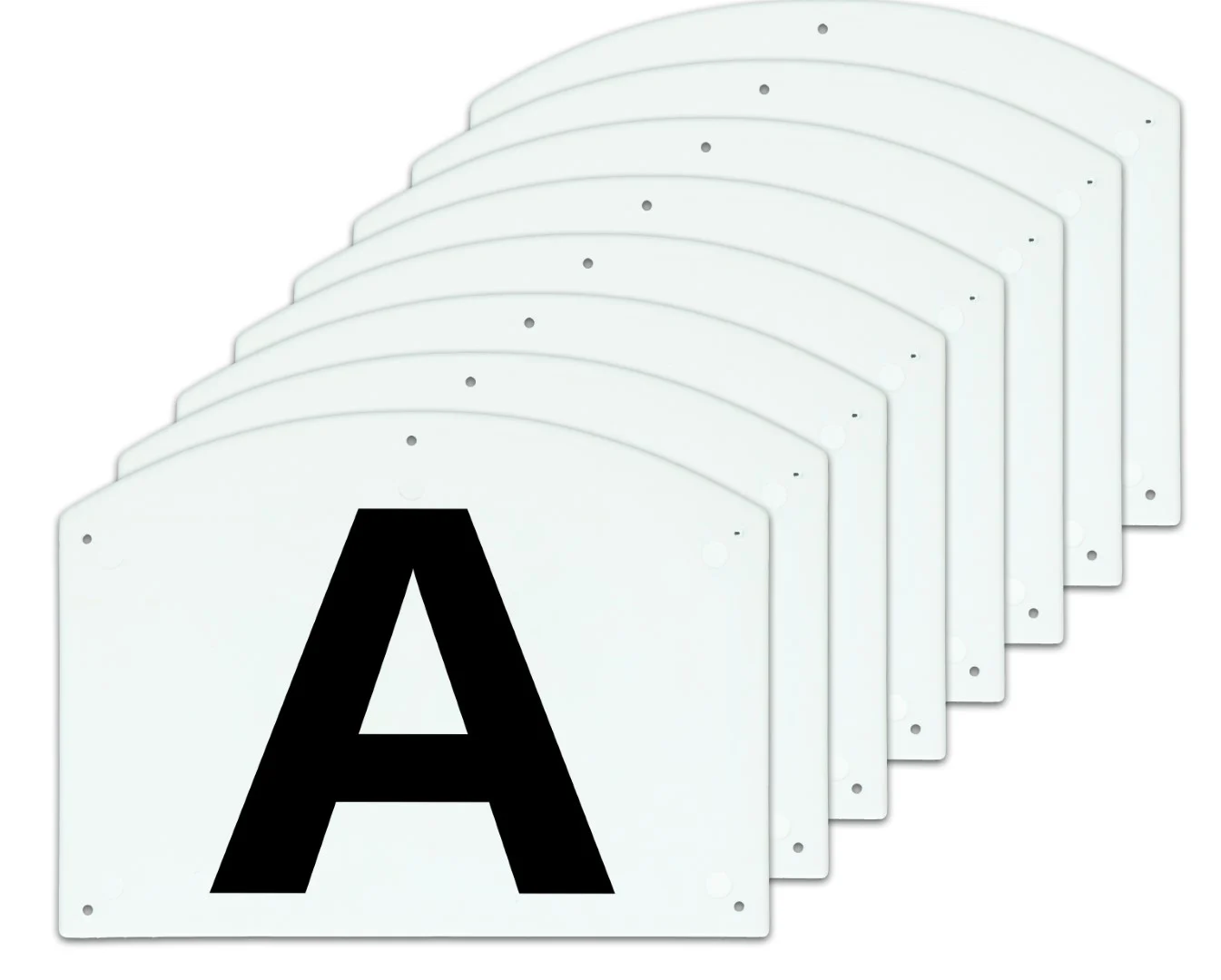 DRES00202.jpg Lettere per il dressage per il maneggio ABCEFHKM, 30 x 20 cm – Vplast - immagine 1