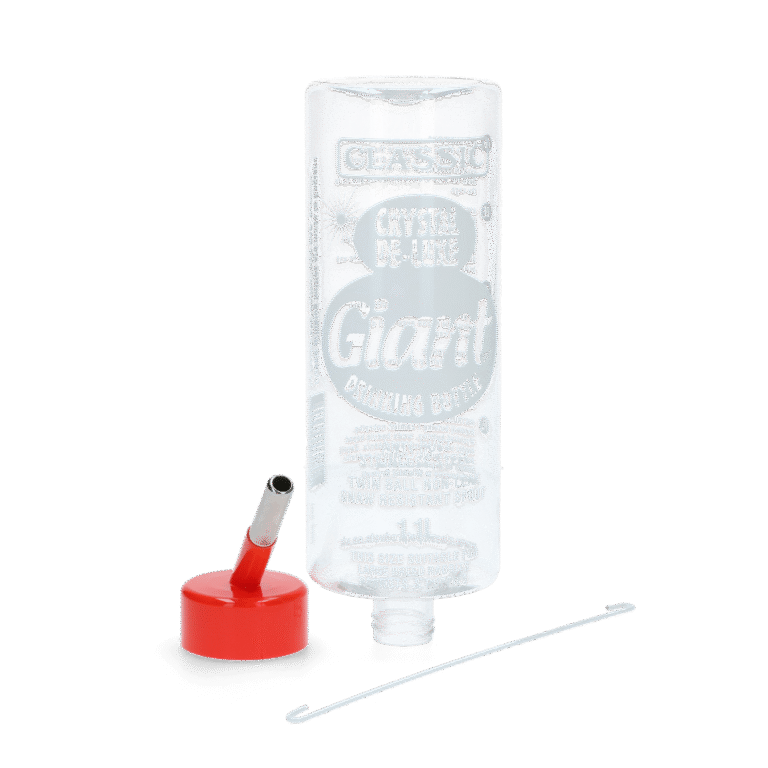 Bottiglia per abbeveraggio per roditori in plastica, 1100 ml – Classic Crystal Deluxe
