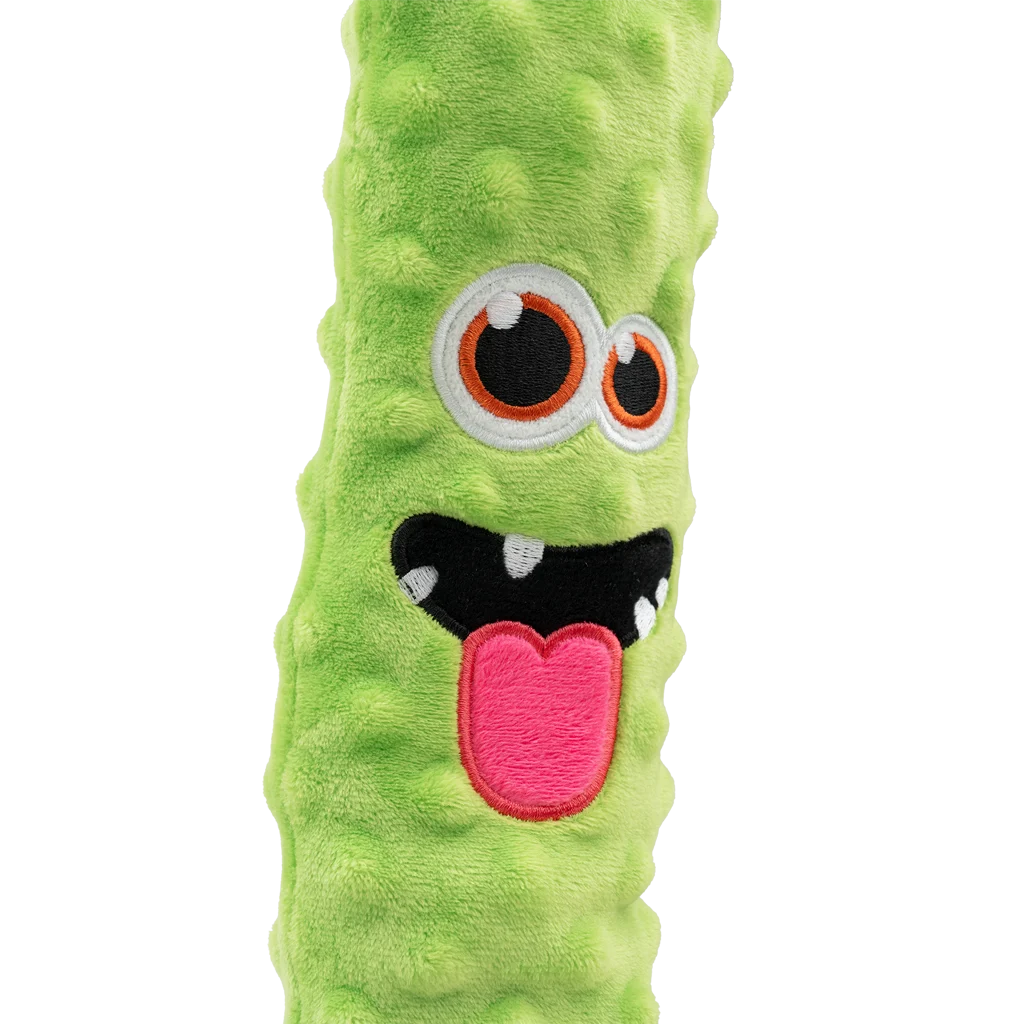 Grande peluche per cani con 3 dispositivi sonori, verde, 150 cm – Dog Comets Invaders XXL - immagine 5
