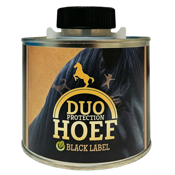 Prodotto nero per la cura degli zoccoli scuri, 500 ml – Duo Protection Hoef Black Label