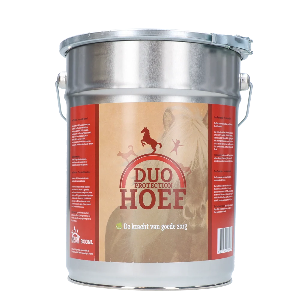 Prodotto per la cura degli zoccoli con grasso di cavallo, 5 l – Duo Protection Hoef - immagine 1