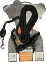 Pettorina con guinzaglio in corda per cani, nera, Regular 345 cm – Easy Walk modello da spalla - immagine 2
