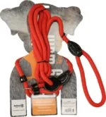 Pettorina per cani con guinzaglio in corda, rosso – Easy Walk modello da mano - immagine 2
