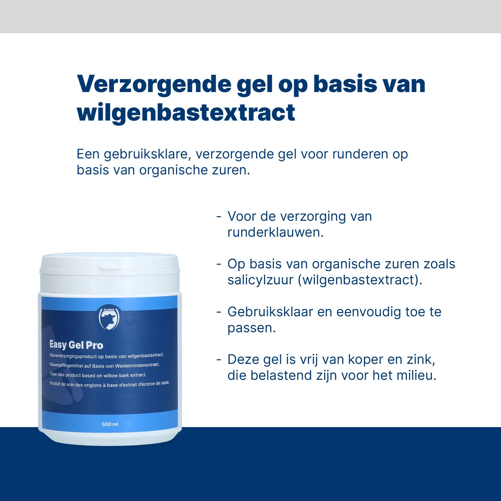 Gel per la cura dei bovini con estratto di corteccia di salice – Excellent Easy Gel Pro - immagine 2