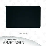 Tappetino in silicone per ciotole con bordo rialzato, M 38 x 54 cm, grigio – Eat Slow Live Longer Spill Mat - immagine 5