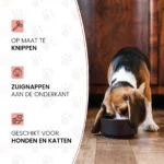 Inserto anti ingozzamento per ciotola per cani con ventose, rosso, M, diametro della base 11,5 cm – Eat Slow Live Longer Gobble Stopper - immagine 6
