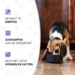 Inserto antischiacciamento per ciotola per cani con ventose, blu M, diametro della base 11,5 cm – Eat Slow Live Longer Gobble Stopper - immagine 6