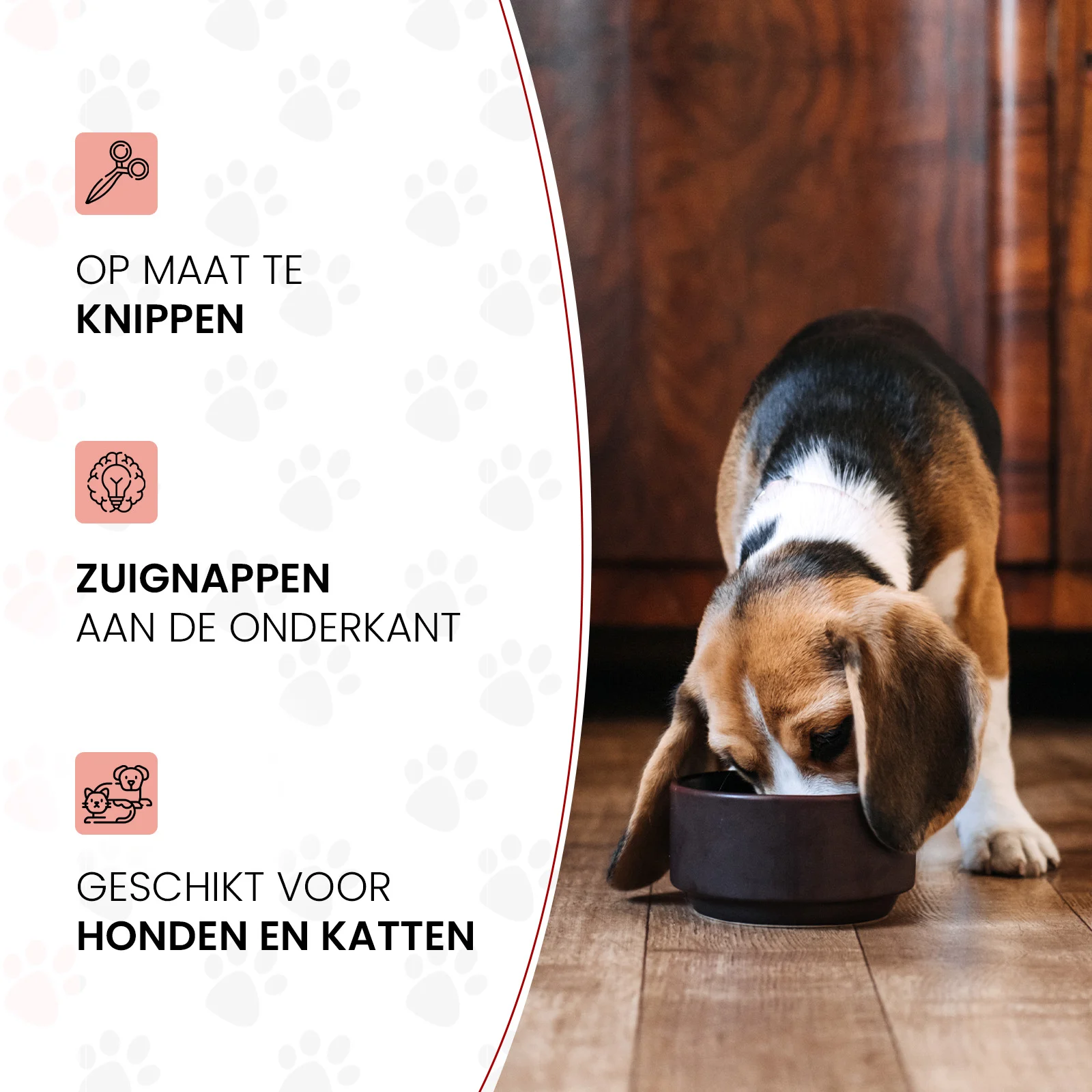 Inserto anti ingozzamento per ciotola per cani con ventose, rosso, M, diametro della base 11,5 cm – Eat Slow Live Longer Gobble Stopper - immagine 6